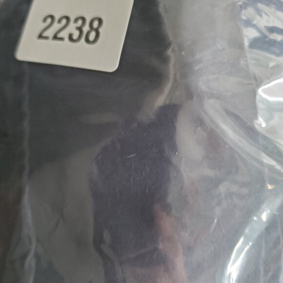 Lands End Mens Long Sleeve Button Up Size XL 17-17 1/2 Blue Denim Shirt Pocket - Picture 7 of 7